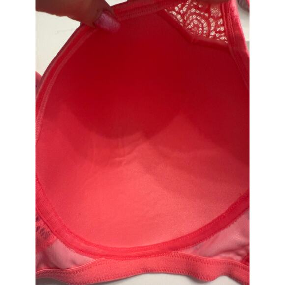 Woman Within Comfort Choice New Women's Size 46C Wireless Full Coverage Pink Bra - Picture 6 of 12